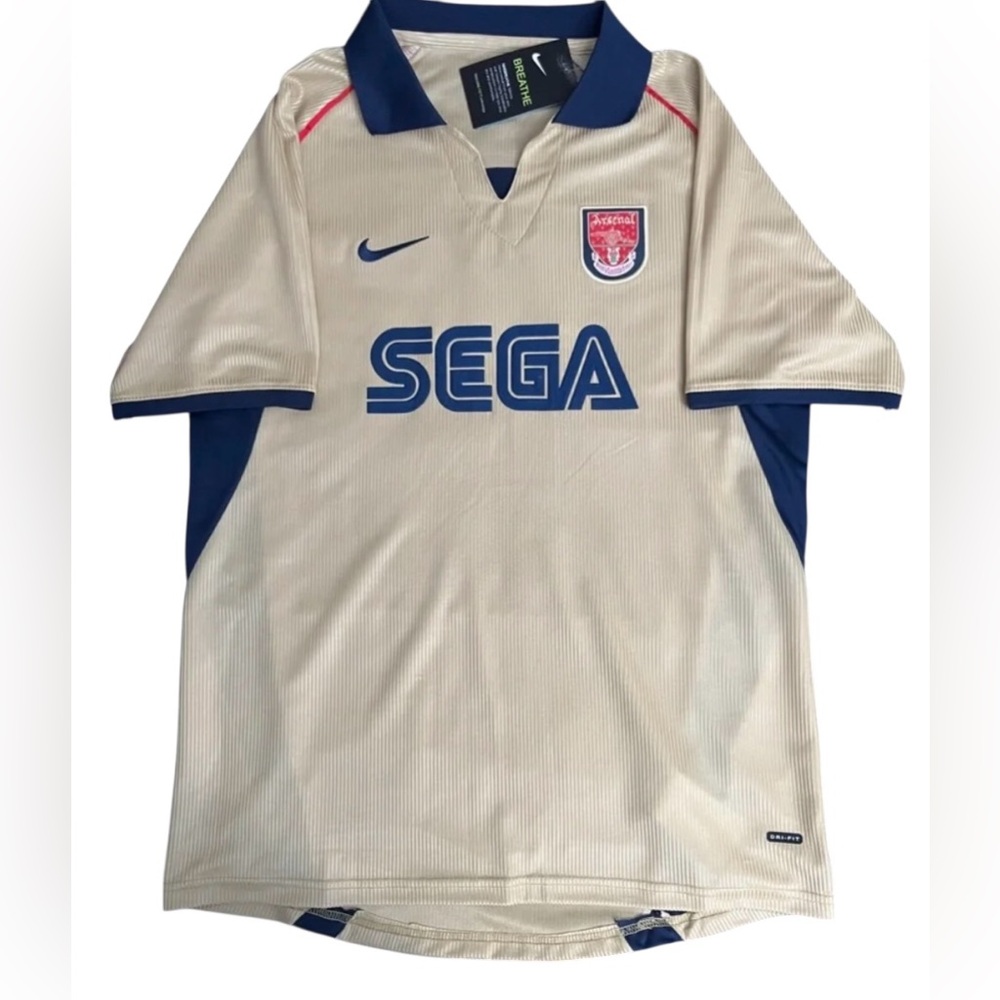 Nike Sega Retro Soccer Jersey Arsenal Thiery Henry #14 2001/2002